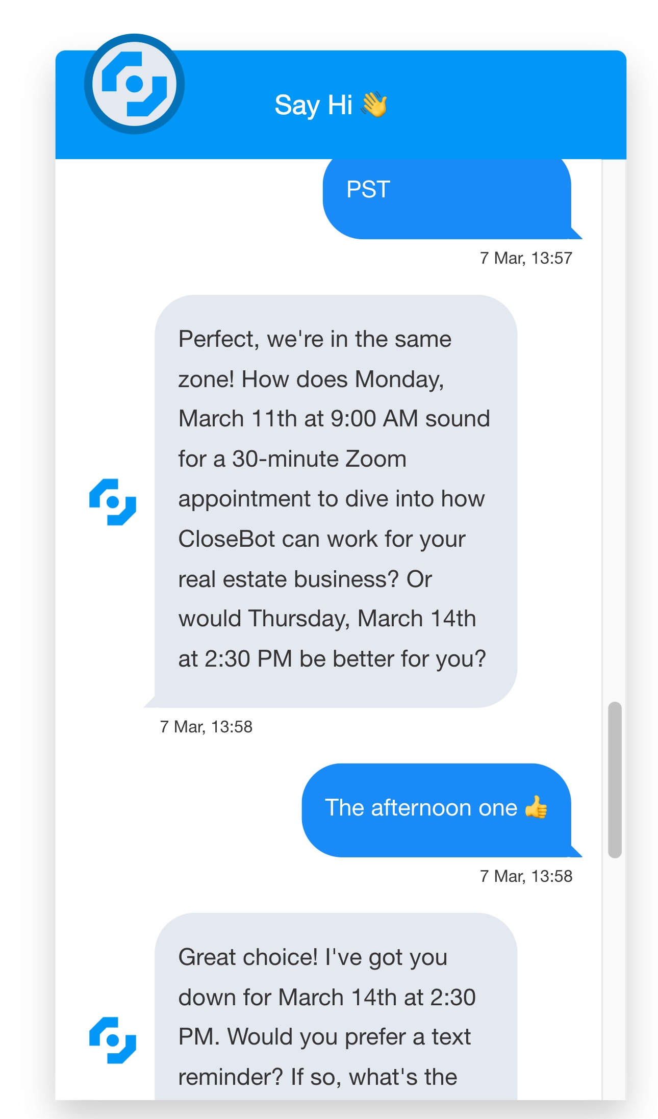 AI for Appointment Booking AI for Appointment Booking