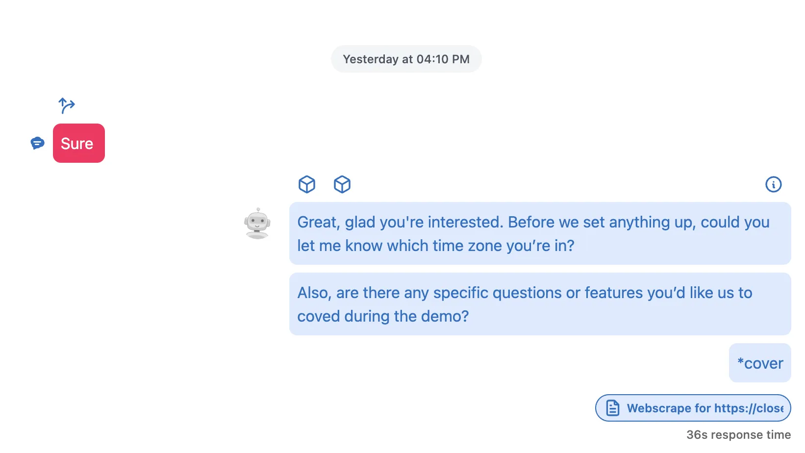 human-like ai chatbot go high level