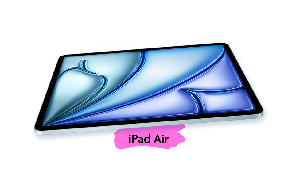 ipad iPad Air displaying sleek design and modern features, relevant to CloseBot's AI-driven solutions for business automation and lead engagement.