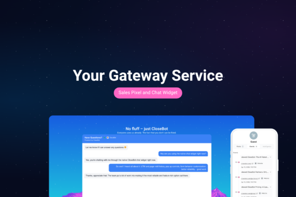 sales intelligence pixel and chat widget launch