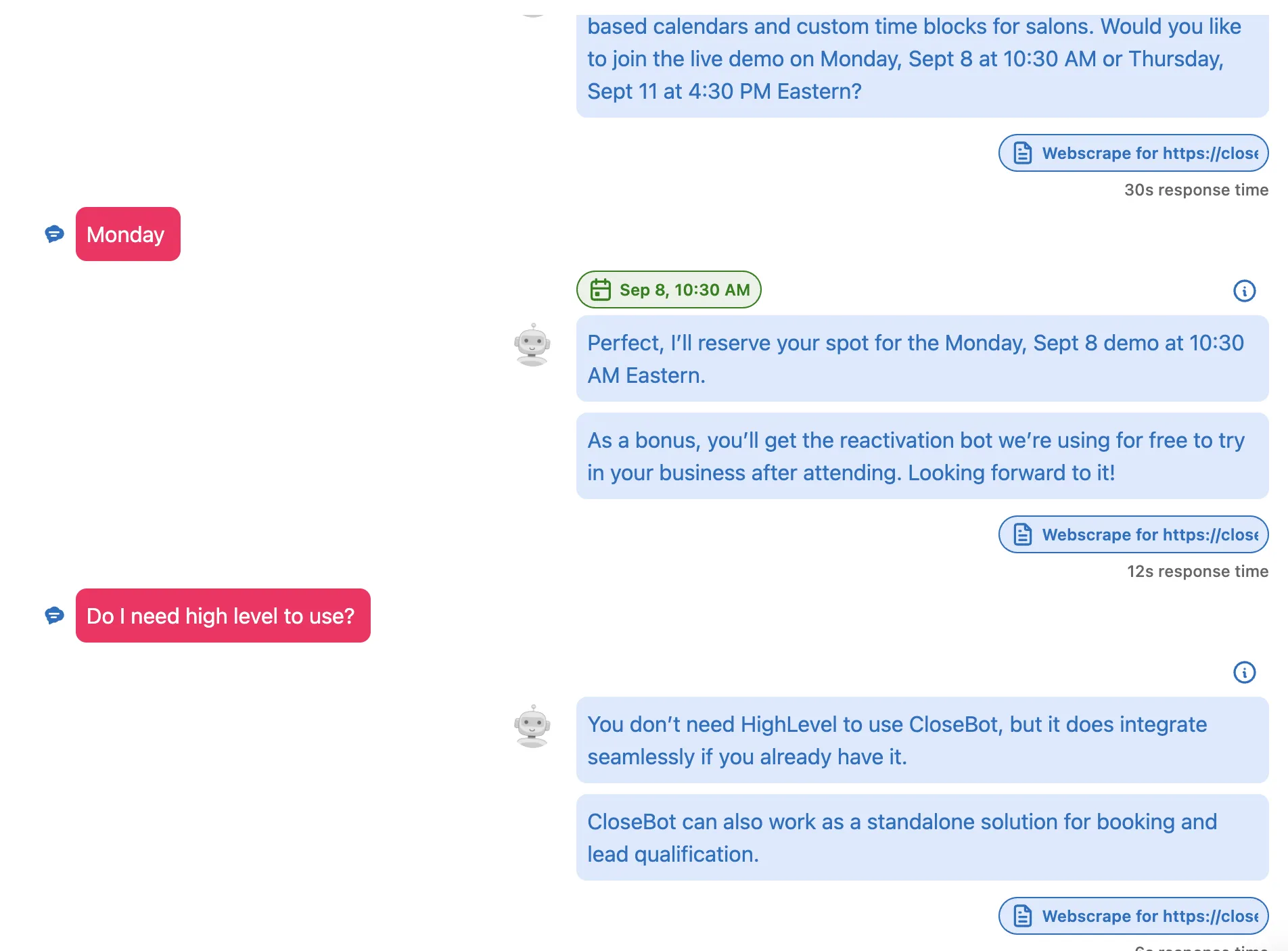 ai sdr knowledge base scheduling ai appointment setter