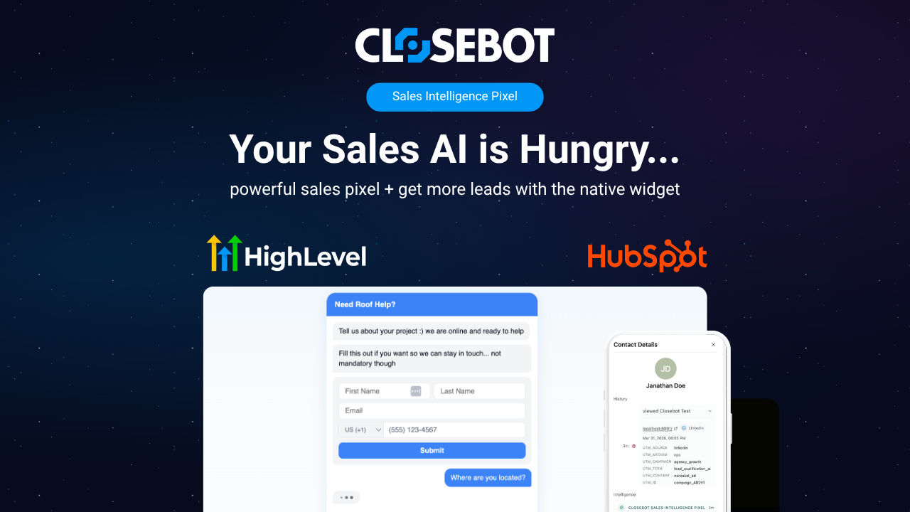 AI Setter Sales Intelligence Pixel & Chat Widget for HighLevel and HubSpot