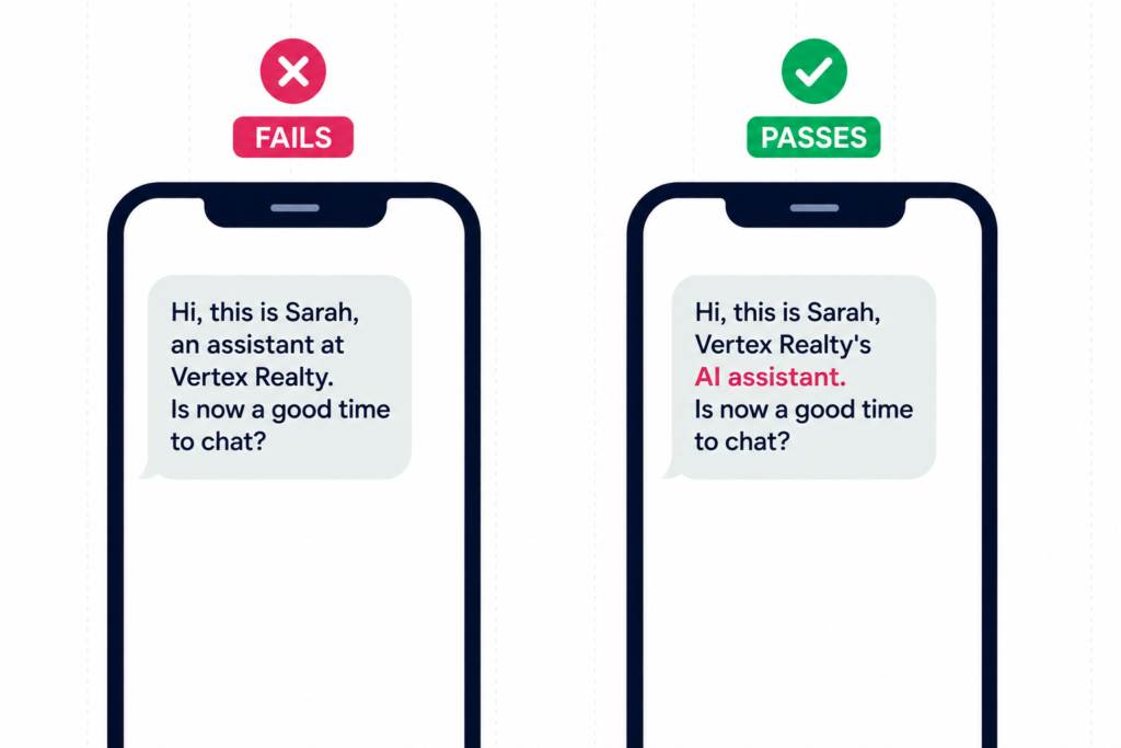 ai assistant messaging for eu ai act