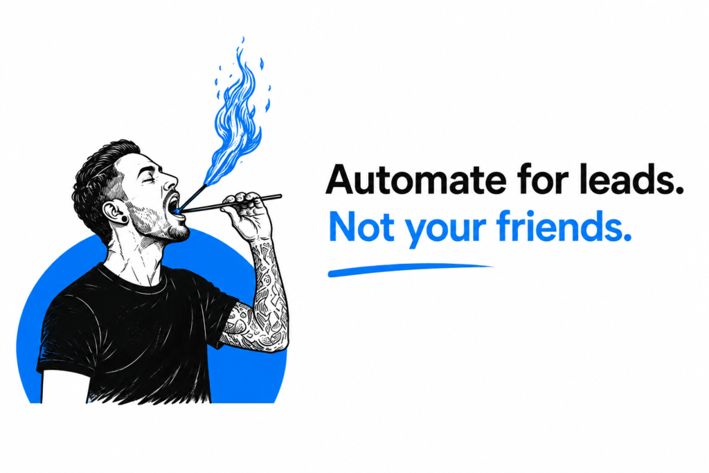 automate lead response and follow-ups not friends