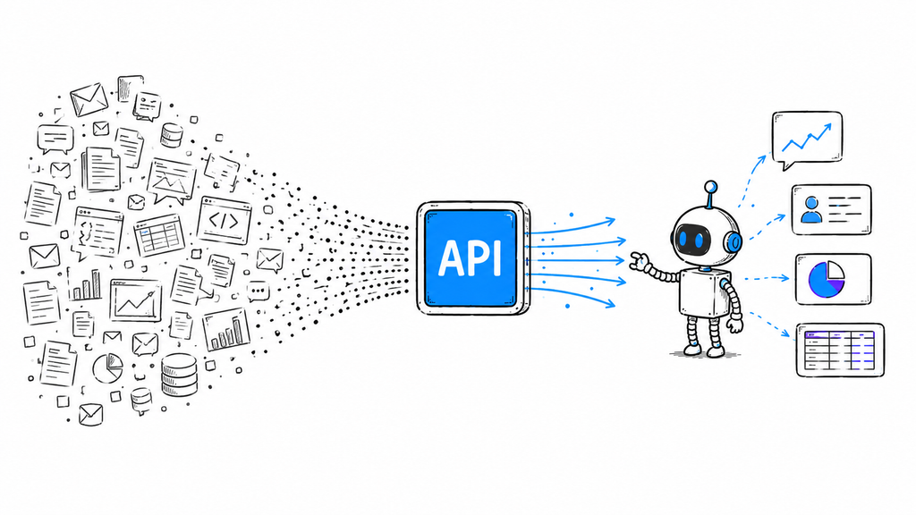 API and MCP for large data handling