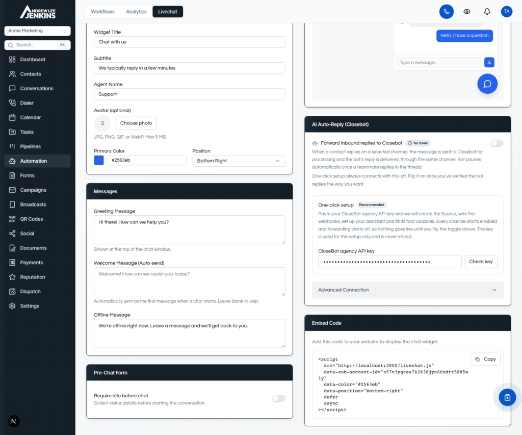 seedly vibe coded crm
